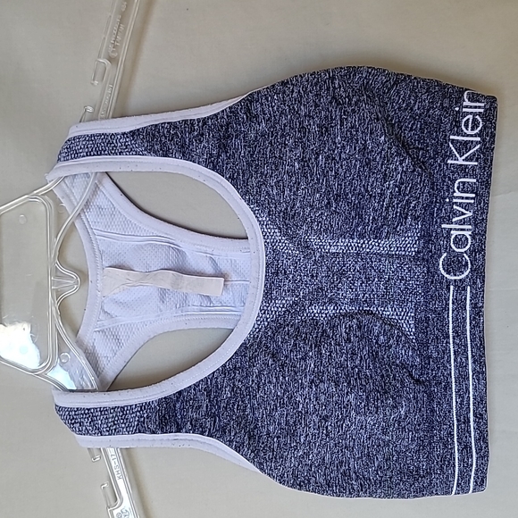 Calvin Klein Other - Calvin Klein Heathered Grey Reversible Performance Sports Bra - XS